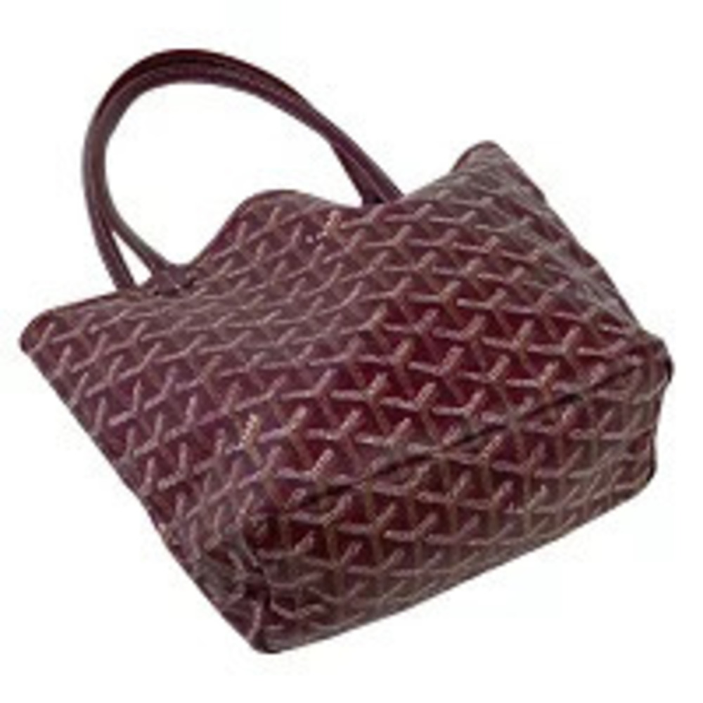 Goyard Saint Louis Purple Bag Shoulder Tote Canvas Junior 2way